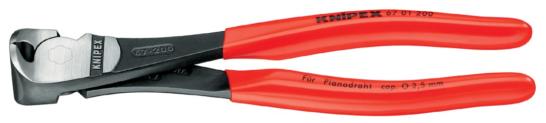 ALICATE CORT.OBLICUO-74 02 200mm KNIPEX EXTRAFUERTE